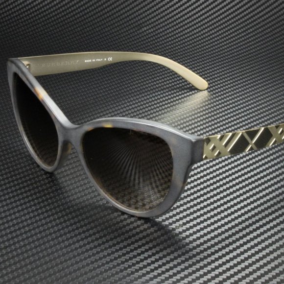 Burberry Matte Golden Havana 56mm Sunglasses